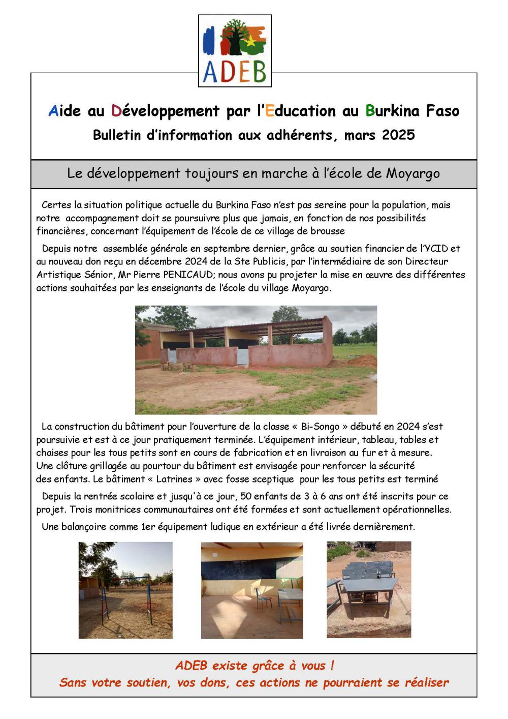 Bulletin ADEB n° 19 février 2023 - Page 1
